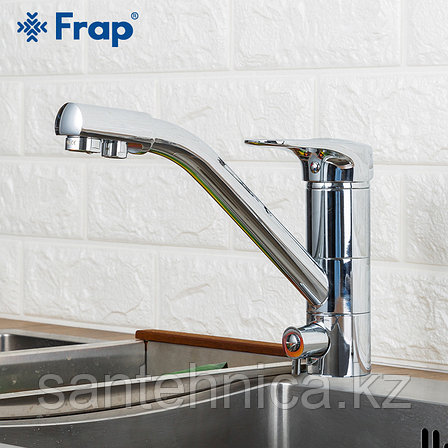 Смеситель для кухни с питьевым каналом хром Frap F4304, фото 2