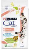 CAT CHOW Sensitive 1,5кг птица и лосось сухой корм для кошек с чувствительным пищеварением