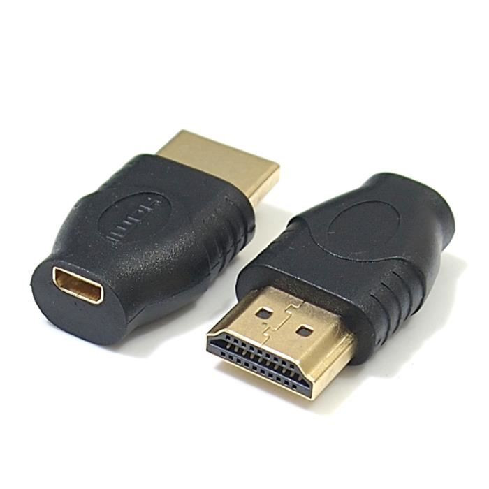 Переходник micro HDMI(f) - HDMI(m)