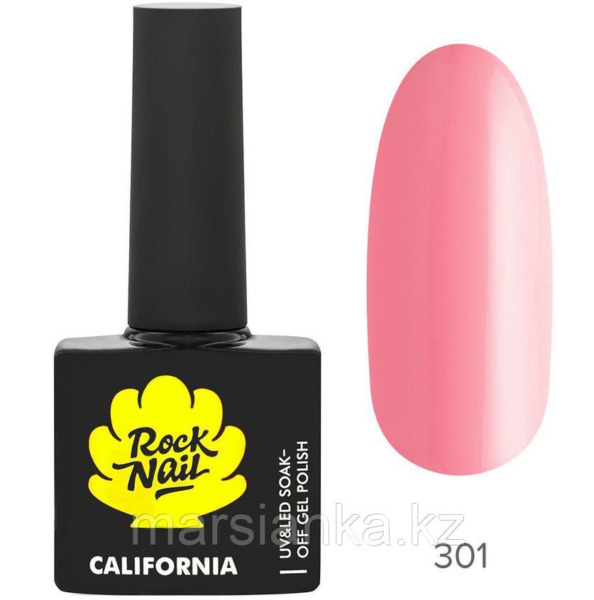 Гель-лак RockNail California #301 Pink Salt, 10мл