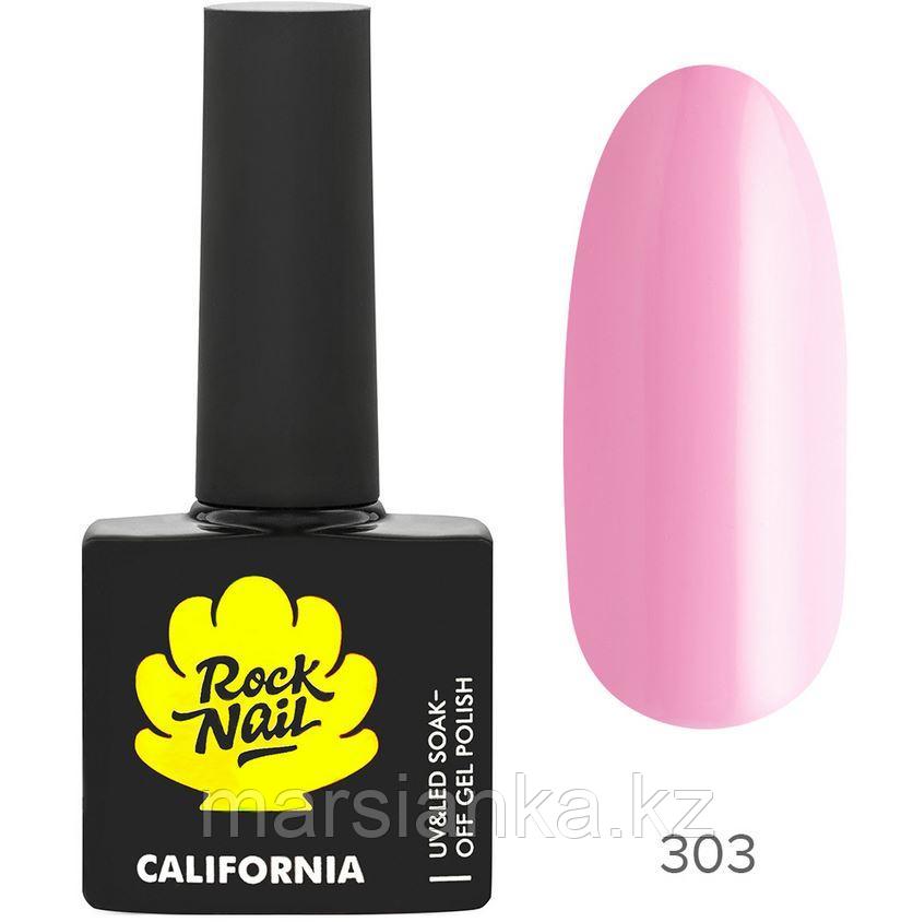 Гель-лак RockNail California #303 Flamingo, 10мл