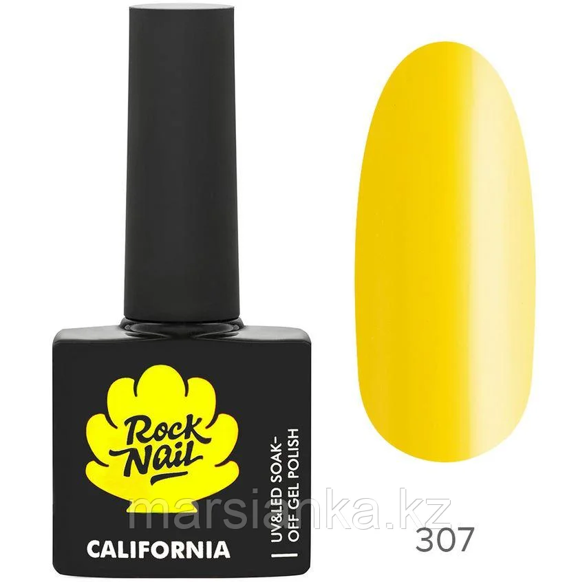 Гель-лак RockNail California #307 Pineapple, 10мл