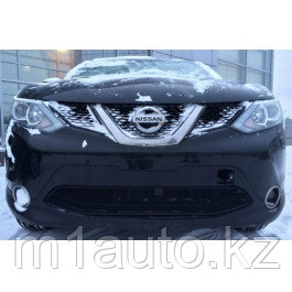 Защитная сетка/решетка радиатора для Nissan Qashqai/Ниссан Кашкай 2014-