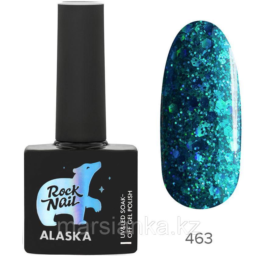 Гель-лак RockNail Alaska #463 Aurora Borealis, 10мл