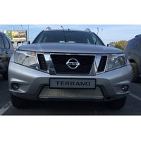 Защитная сетка/решетка радиатора для Nissan Terrano/Ниссан Террано 2014-