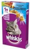 Whiskas 350г с Лососем сухой  корм для кошек подушечки с нежным паштетом (Вискас)