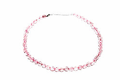 Колье, розовый Кварц  Brosh Jewellery. Тренд 2020г