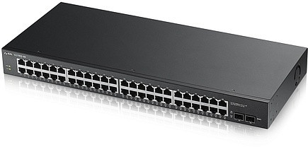 Zyxel GS1920-48v2 Гибридный Smart коммутатор NebulaFlex, 44xGE, 4xCombo (SFP/RJ-45), 2xSFP, автономное/облачно