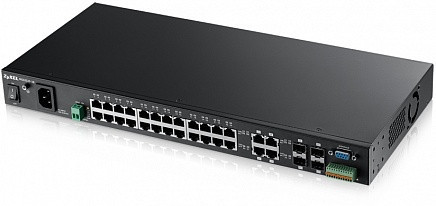 Zyxel MGS3520-28 L2 коммутатор, 24xGE, 4xCombo (SFP/RJ-45), питание AC/DC