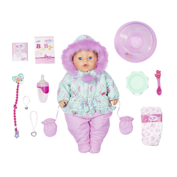 Baby born 827-529 Бэби Борн Кукла Интерактивная Зимняя Zapf Creation