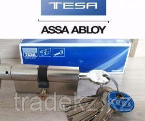 TESA 503B3065 N цилиндр (личинка для замка) с кнобом с короткой стороны 30х65 мм 3 ключа никель - фото 1 - id-p72465738