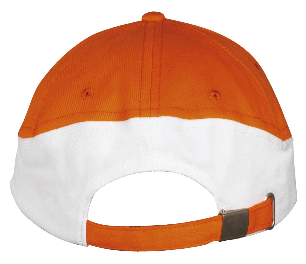 Бейсболка BOOSTER, оранжевая с белым - фото 3 - id-p72466709