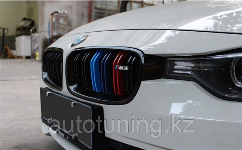 Решетка радиатора (ноздри) на BMW F30 2012+ (3 серия, 3-series)