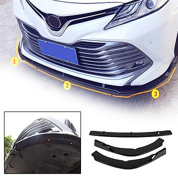 Сплиттер (губа на бампер) на Toyota Camry 70 2018+