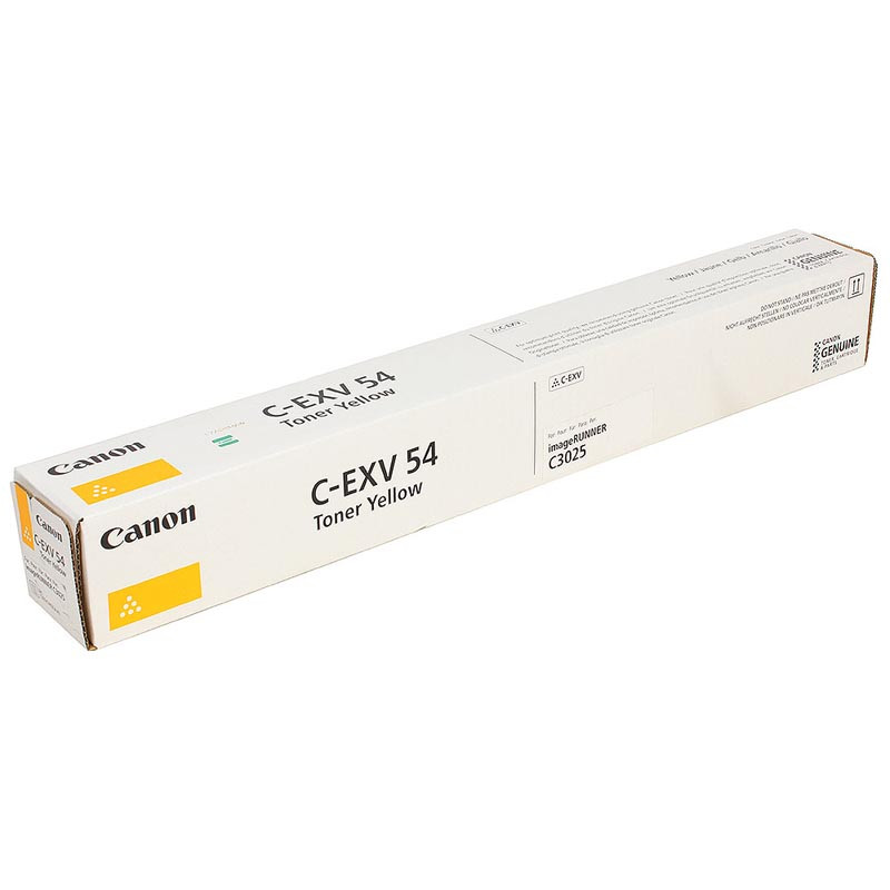 CANON 1397C002 Тонер-картридж лазерный C-EXV54 желтый TONER Yellow, 8 500 стр, для imageRUNNER C3025/C3025i