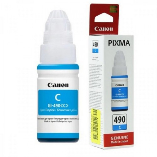 Canon 0664C001 Картридж GI-490 С струйный голубой 70 мл.