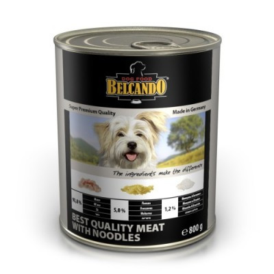 513 515 Belcando Best Quality meat with noodle, Белькандо вл. корм для собак с телятиной и макаронами, 800г