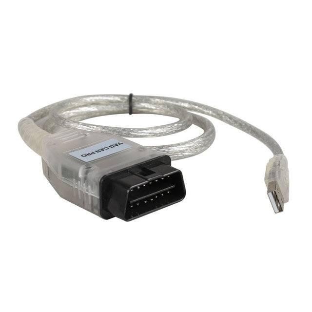 Диагностический адаптер VAG CAN PRO VCP 5.5.1 (CAN BUS UDS K-line) с USB-ключом