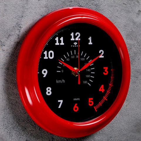 Часы настенные «Formula 1» ТМ РУБИН (Спидометр) - фото 2 - id-p72507677
