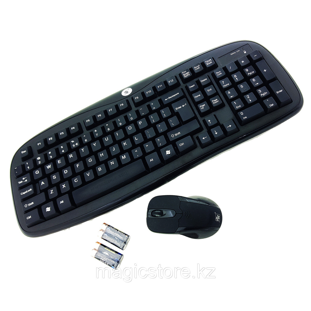 Клавиатура беспроводная + Мышь Lisheng 2,4G RGK-3100 USB, черная