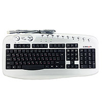 Клавиатура проводная Crown CMK-822 USB, черно-серая