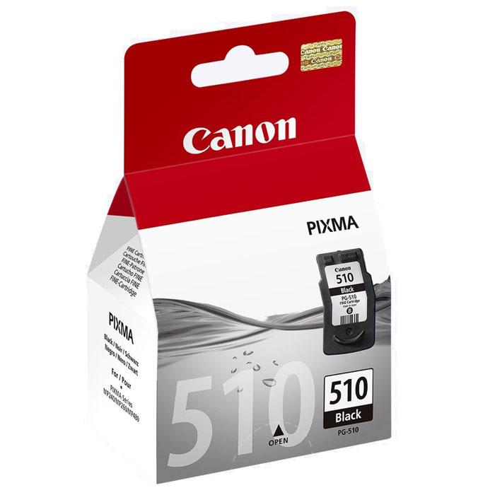 Canon 2970B007 Картридж струйный PG-510BK BK черный, 9 мл, для PIXMA iP2700, iP2702, MP240, MP250, MP252 - фото 1 - id-p72535464