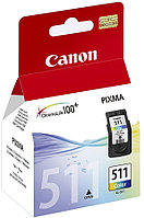 Canon 2972B007 Картридж струйный CL-511 трехцветный, 9 мл, для PIXMA MP480, MP282,MP260,MP492,MP272