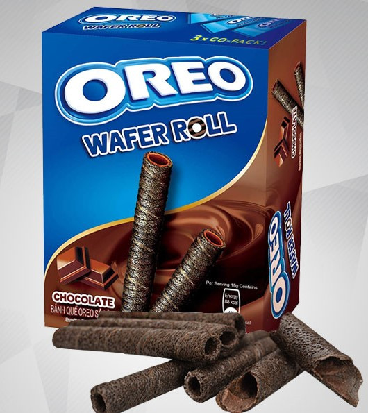 Печенье трубочки OREO Wafer Roll Chocolate 54g (20шт-упак)