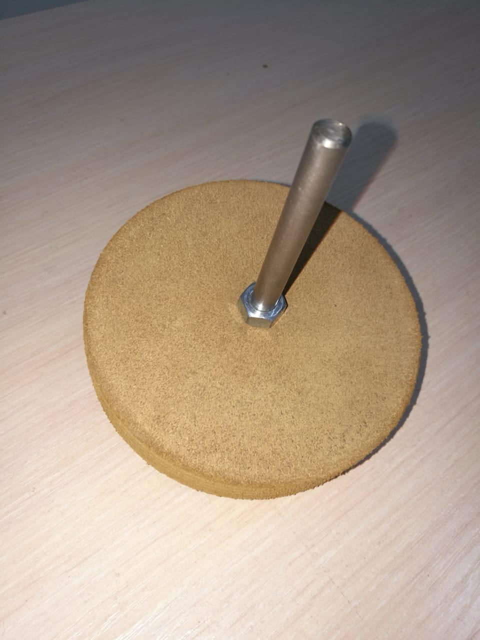 Кожаный круг для доводки  режущего инструмента