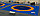 Ковер борцовский трехцветный 12х12 м с покрышкой, ПВВ 5 см, фото 5