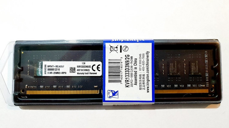 Оперативная память 2GB/1333 DDR3 Kingston, фото 2
