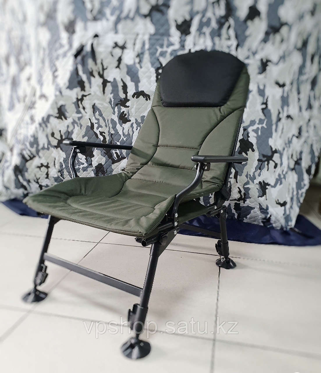 Кресло-кровать складное карповое Ranger SL-104 (1670х990х600мм), зеленое