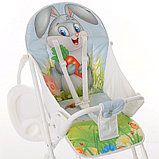 Стульчик для кормления с перекидной столешницей Bambola Зайка, фото 5