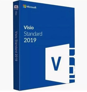 Право на использование программного обеспечения Microsoft Visio Std 2019 Win All Lng PKL Online DwnLd C2R NR (ESD)