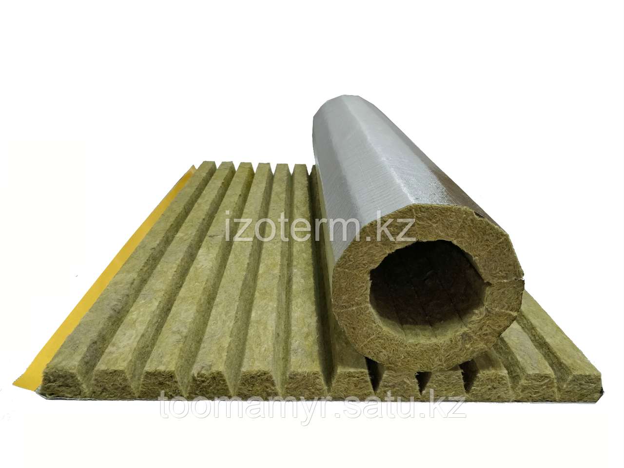 Плоский цилиндр IZOTERM покрытием ALU RF