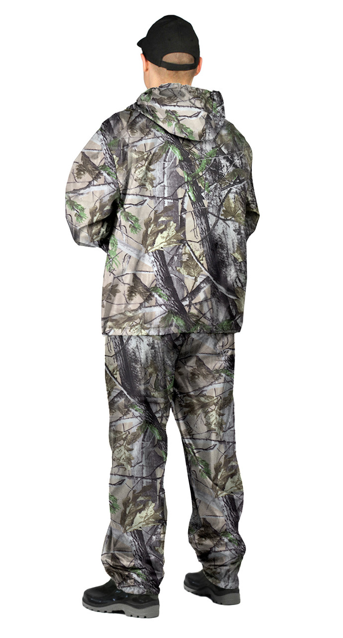 Мужской костюм флисовый Пикник цвет: кмф смешанный лес - фото 2 - id-p72657139