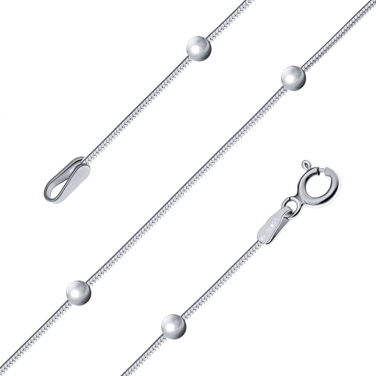Цепь из серебра M/GRQ 8L Teosa 05-025-50