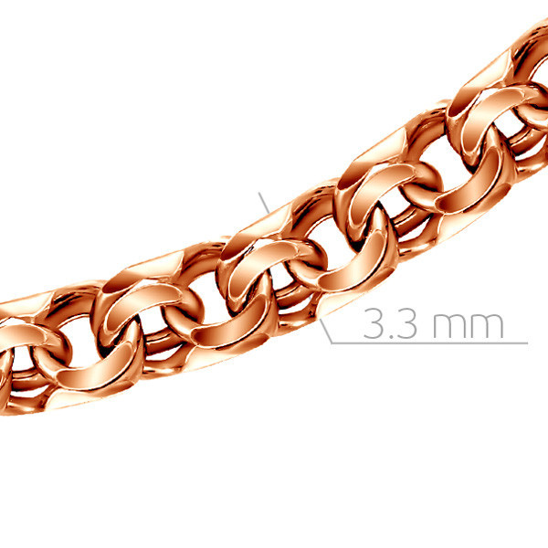 Серебряная цепь Бронницкий ювелир размеры 50 V2060382150