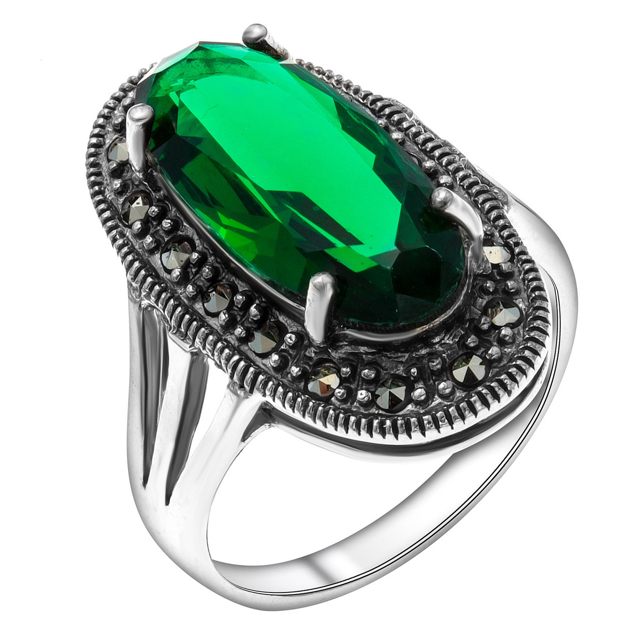 Кольцо из серебра с фианитом Teosa MAR-1532-CZG