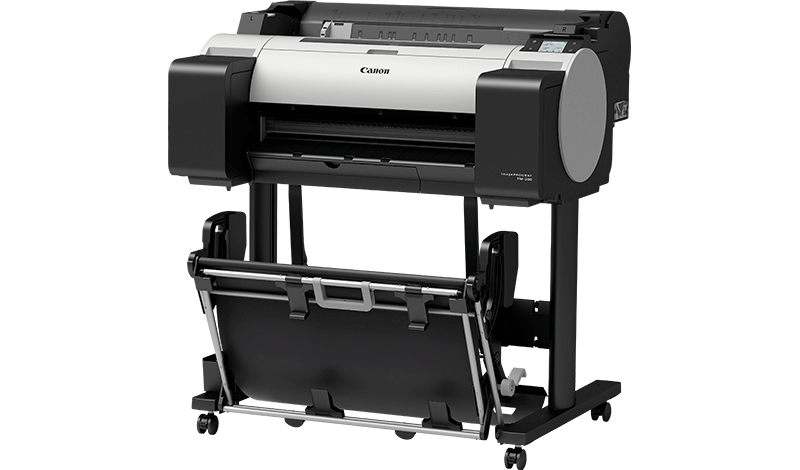 Canon 3062C003 Плоттер IMAGEPROGRAF TM-200 (24"/610 mm/A1) 5 ink color, 2400 x 1200 dpi, Ethernet, auto cutter