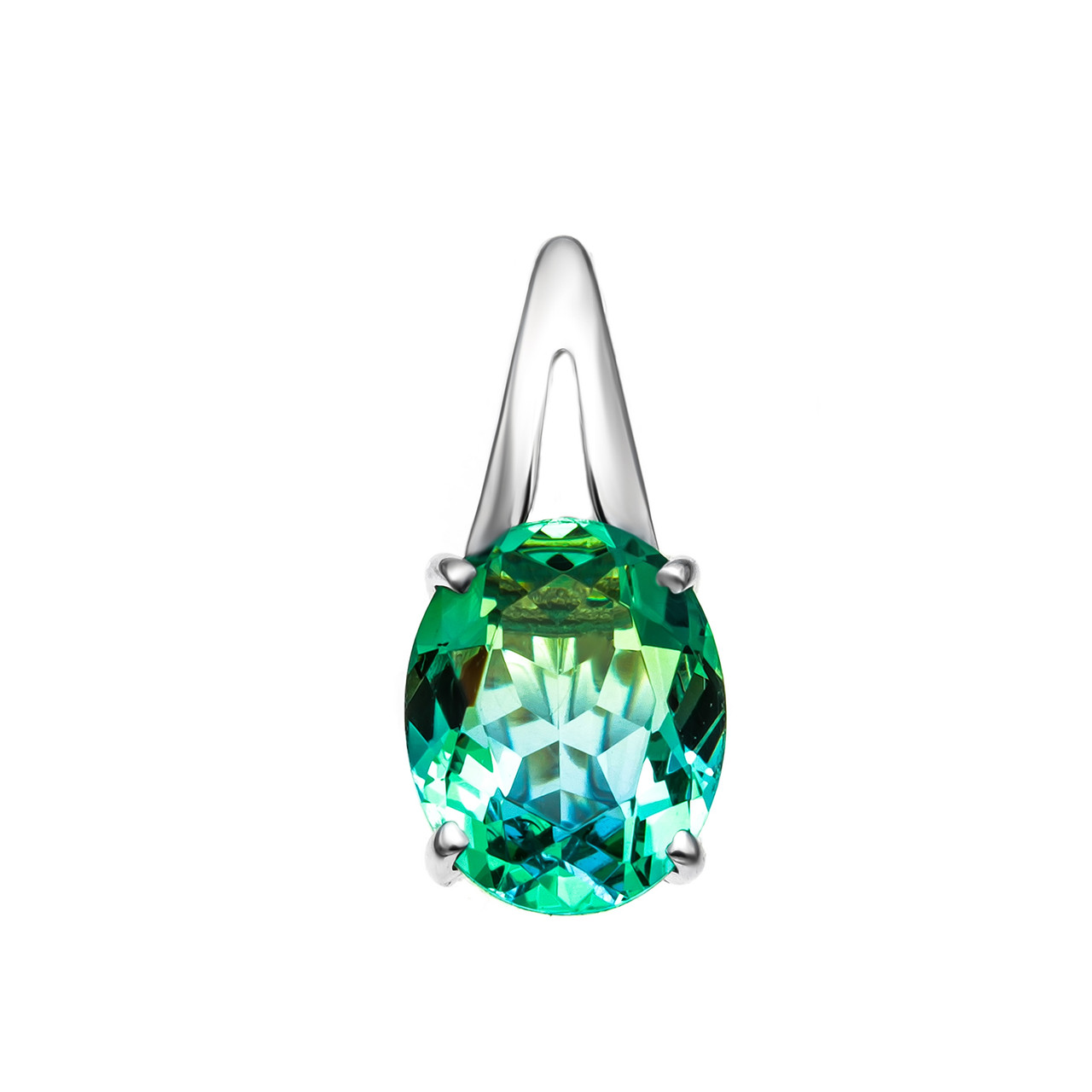 Серебряная подвеска с фианитом Teosa 3000-0205-PHT