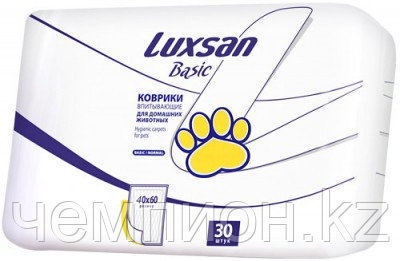 LUXSAN BASIC, пеленки для животных, 40х60см. уп. 30 шт.