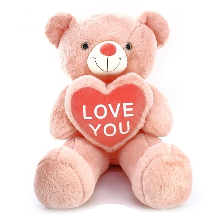 Мишка с сердцем LOVE YOU (100 см)