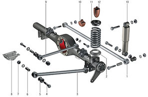 Автозапчасти задней подвески