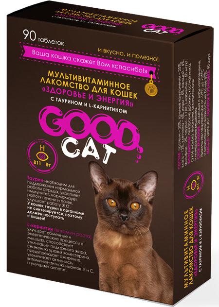 Good Cat Витамины для кошек "Здоровье и Энергия", 90 таб., фото 1