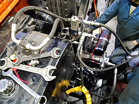 Гидрофикация дорожно-уборочной машины Boschung на шасси КАМАЗ 65115 4
