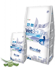 8155 MongeVet Solution Dermatosis Cat, Монже ветеринарный корм при проблемах кожи для взрослых кошек, уп.1,5кг