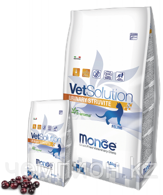 8158 Monge Vet Solution Urinary Struvite Cat, Ветеринарный корм при струвитных камнях для взрослых кошек,1,5кг - фото 1 - id-p72736764