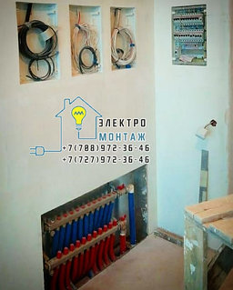 Установка и подключение светильников люминисцентных и светодиодных на 1 лампу в Алматы