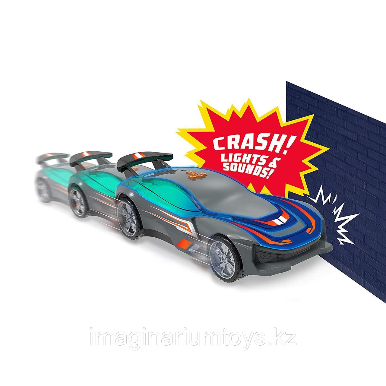 Машинка Hot Wheels Race N Crash 20 см меняющая свет Gazella - фото 4 - id-p72738019